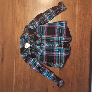 3T Girls Flannel button down Old Navy